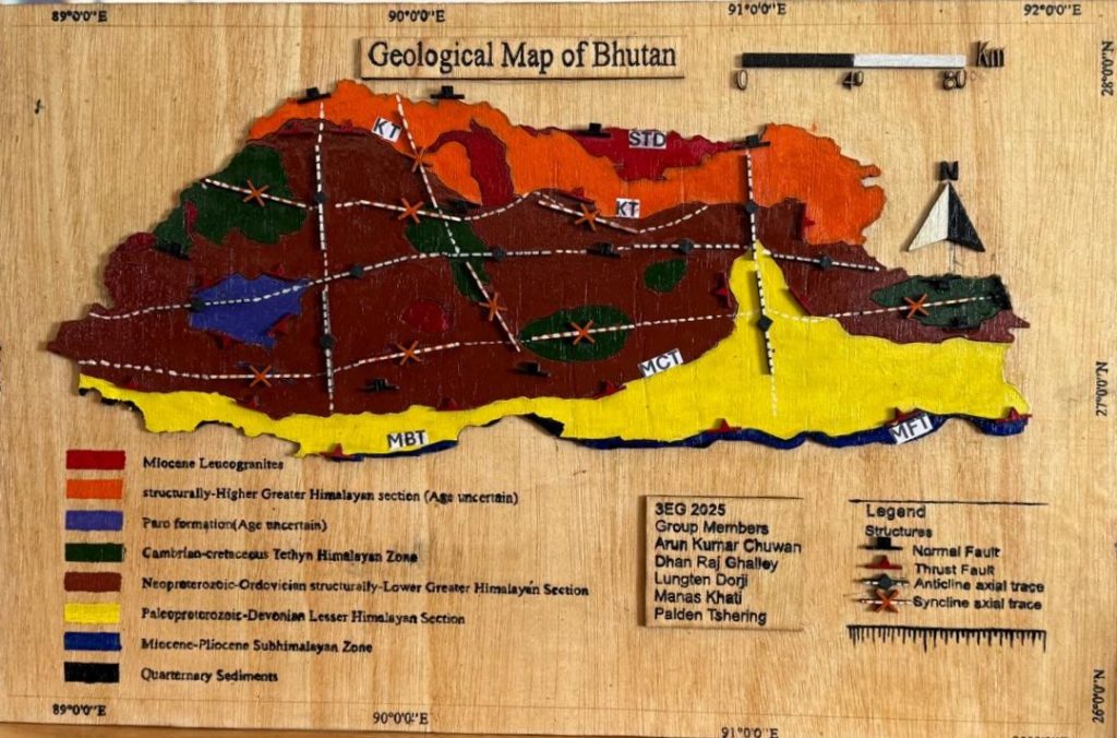 bhutan map